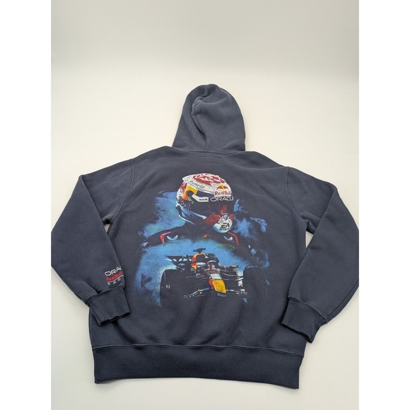 Oracle Red Bull Racing Sweatshirt Hoodie Mens Small Navy Formula 1 Hollister - Picture 8 of 9